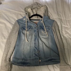 Sweatshirt and Denim jacket